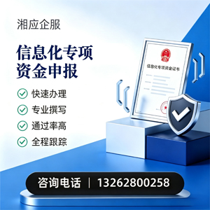 衢州信息化专项资金申报服务