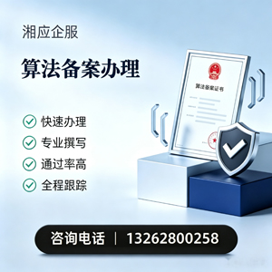 衢州算法备案申报服务