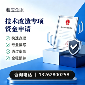 衢州技术改造专项资金申报服务
